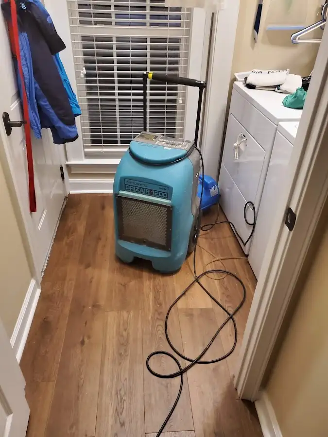 Commercial dehumidifier deployed for Flood Damage Cleanup in Lilburn